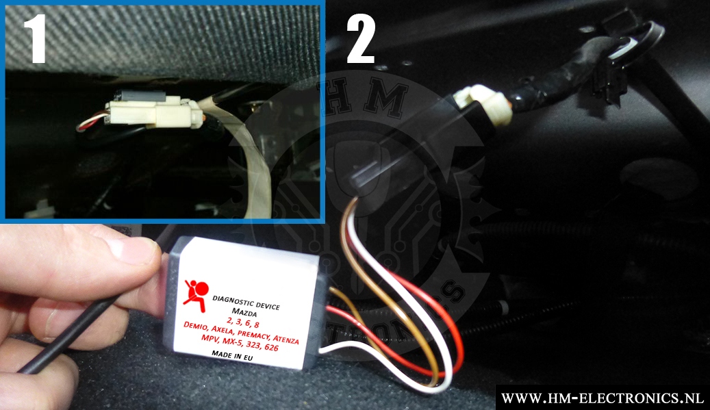 Mazda Diagnostische Passagiersstoel Mat Sensor / Emulator - met stekker